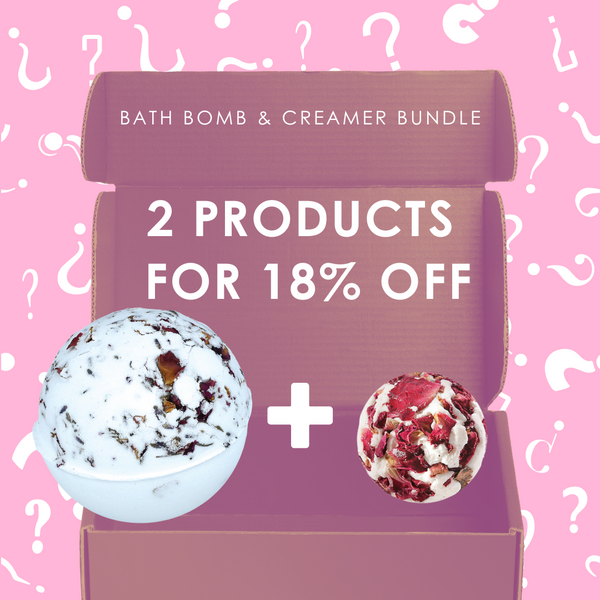 bomb cosmetics Bath Bomb & Creamer Mystery Bundle - Soft Skin With Bomb Raw
