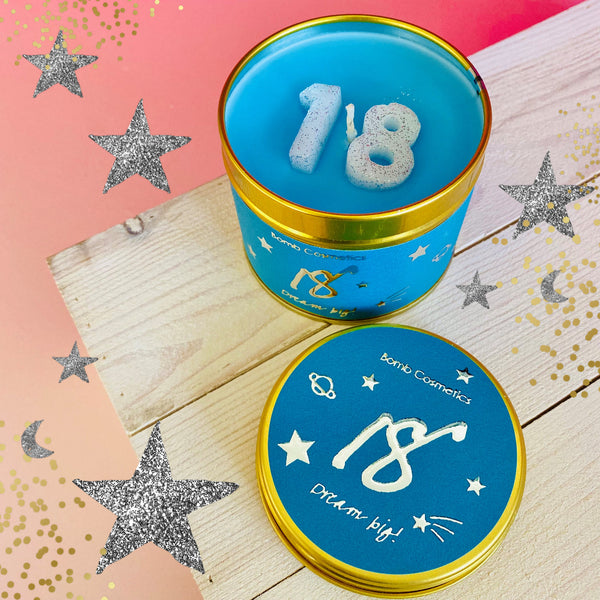 Bomb Cosmetics 18th Birthday Tinned Candle