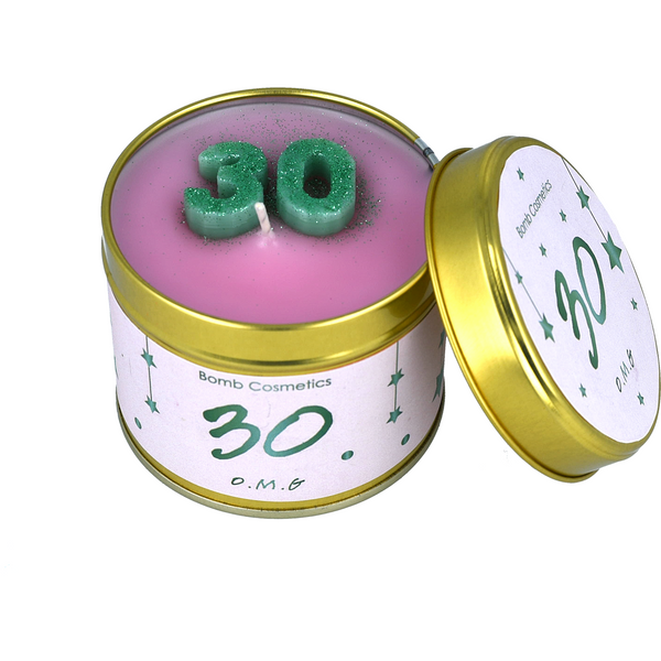 bomb cosmetics 30th Birthday Tinned Candle