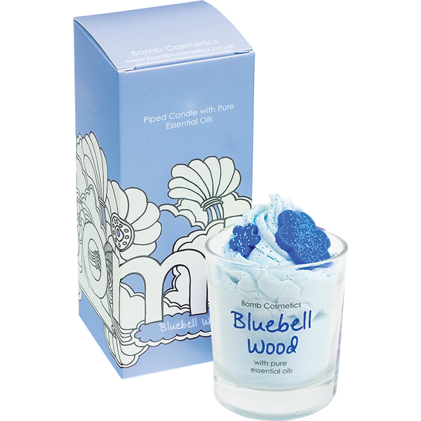 bomb cosmetics Bluebell Woods Piped Glass Candle