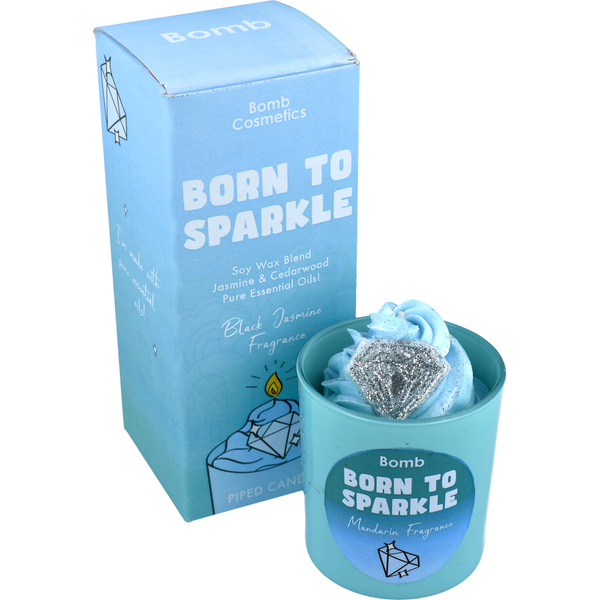 bomb cosmetics Born to Sparkle Piped Candle