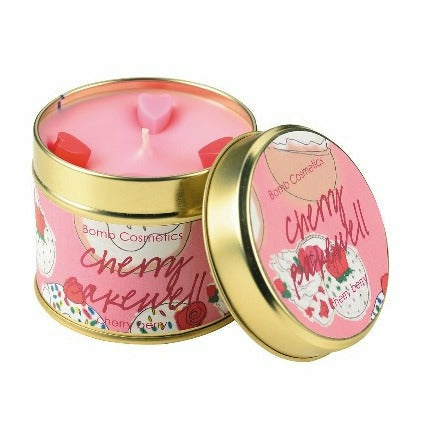 bomb cosmetics Cherry Bakewell Tinned Candle