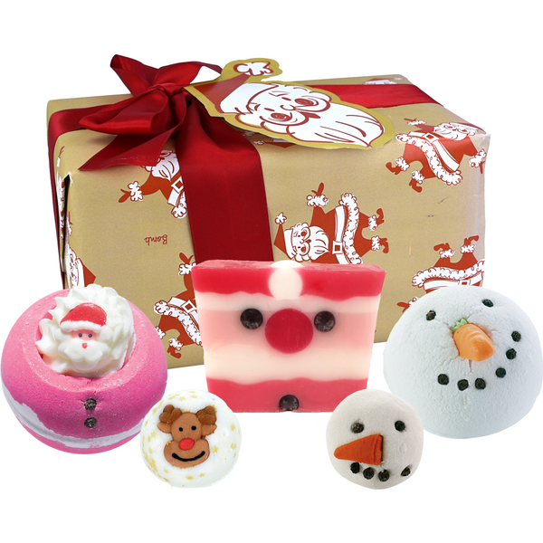 bomb cosmetics Claus for Celebration gift pack