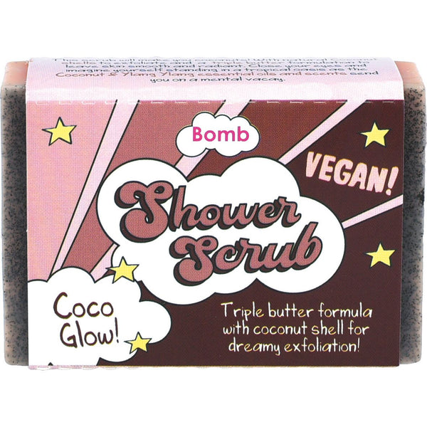 bomb cosmetics Coco Glow Solid Shower Scrub