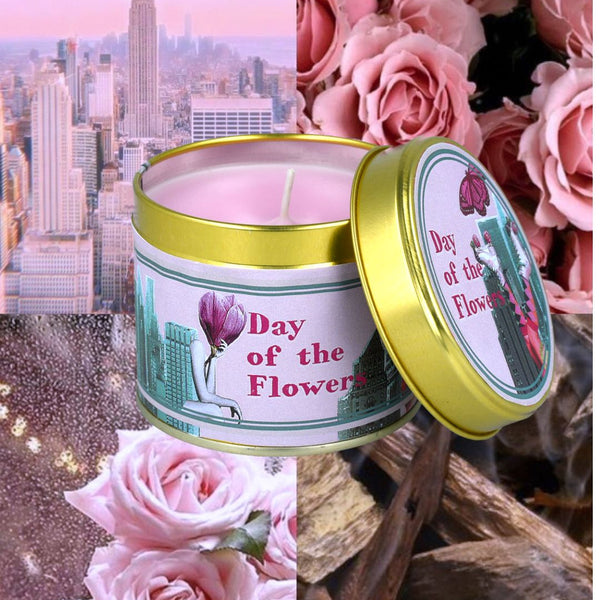 bomb cosmetics Day of the Flowers Tin Candle