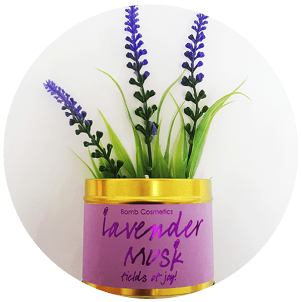 Bomb Cosmetics Lavender Musk Tinned Candle