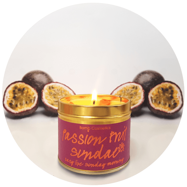 Bomb Cosmetics Passion Fruit Sundae Tinned Candle