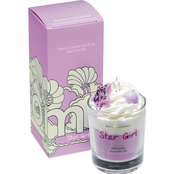 bomb cosmetics Stargirl Piped Glass Candle