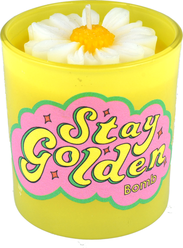 bomb cosmetics Stay Golden Flower Candle