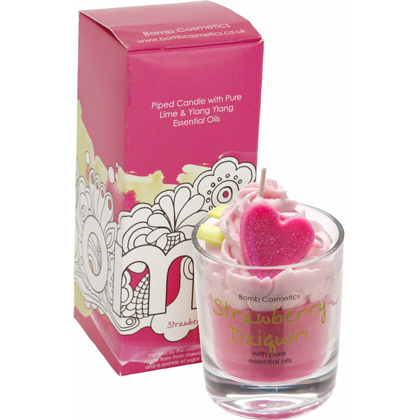 bomb cosmetics Strawberry Daiquiri Piped Candle