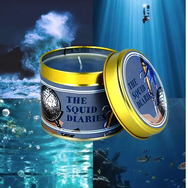 bomb cosmetics The Squid Diaries Tin Candle