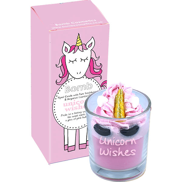 bomb cosmetics Unicorn Wishes Piped Candle