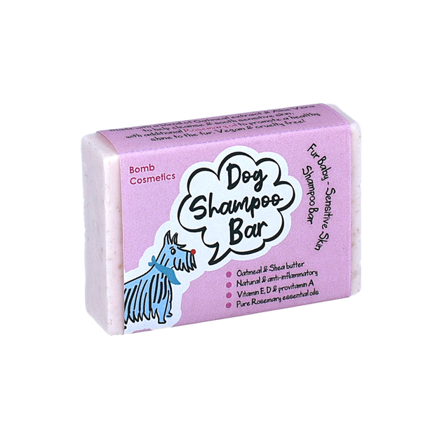 bomb cosmetics Fur Baby Sensitive Skin Dog Shampoo Bar