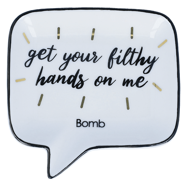 bomb cosmetics Get Your Filthy Hands On Me Soap Dish