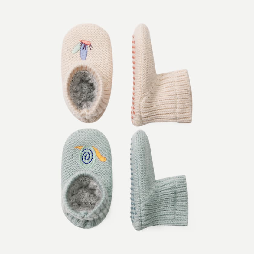 bombas Baby Gripper Slipper 2-Pack