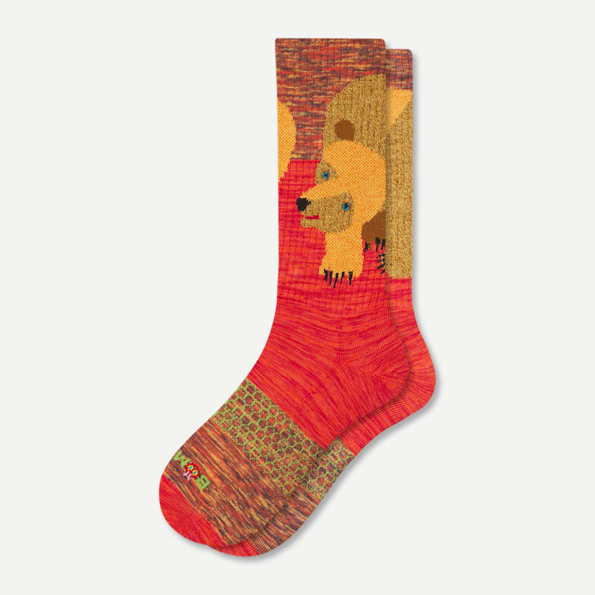 bombas Eric Carle Big Brown Bear Calf Socks