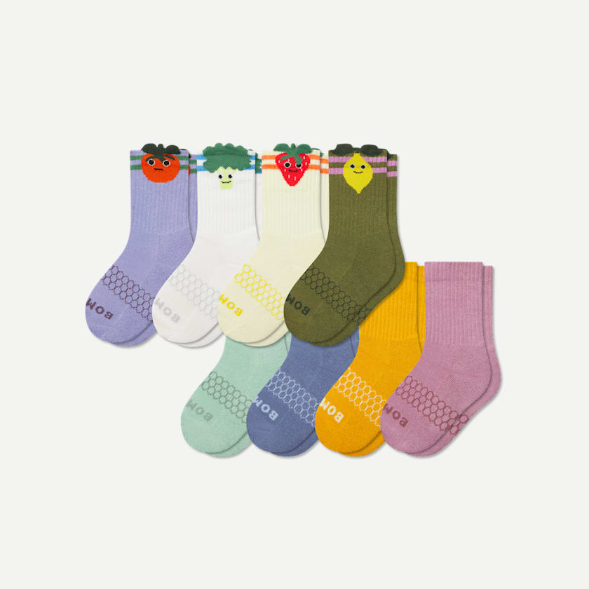 bombas Junior Calf Sock 8-Pack