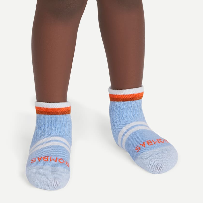 Bombas Junior Lightweight Ankle Sock 4-Pack