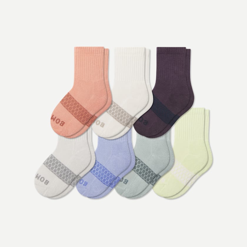 bombas Junior Week of Bombas Calf Sock 7-Pack