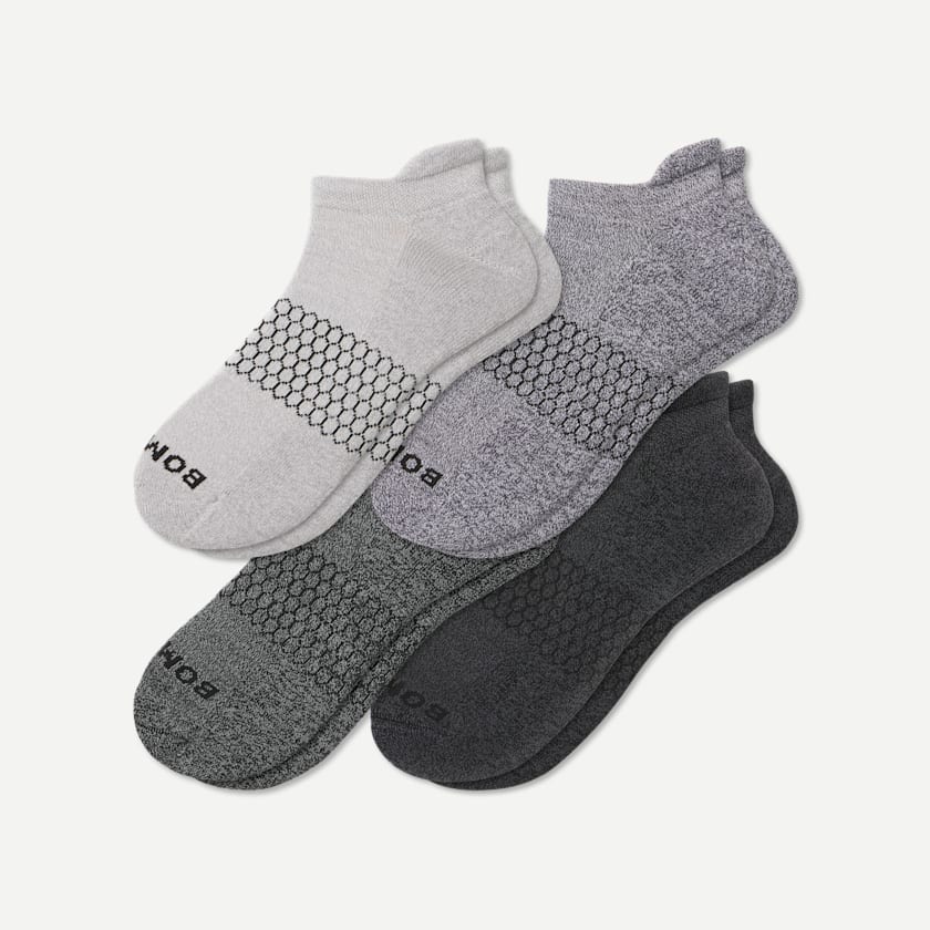 bombas Men's Marl Ankle Sock 4-Pack