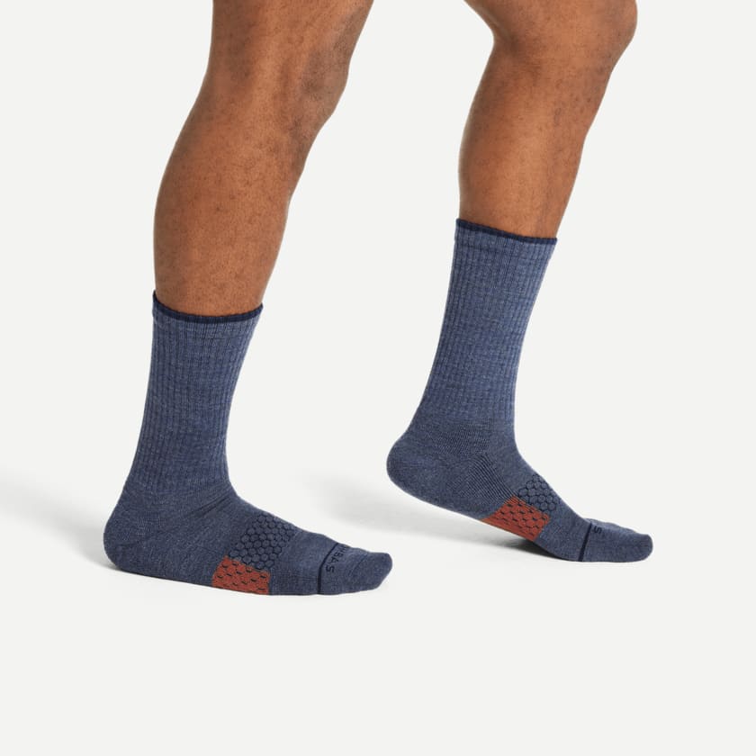 Bombas Men's Merino Wool Blend Calf Sock 4-Pack