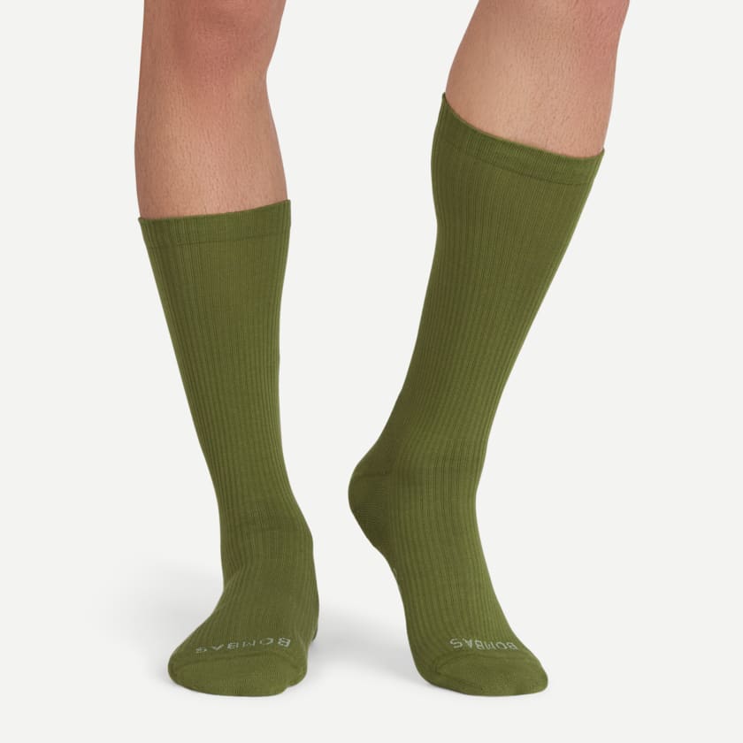 Bombas Men's Modern Rib Calf Sock 4-Pack