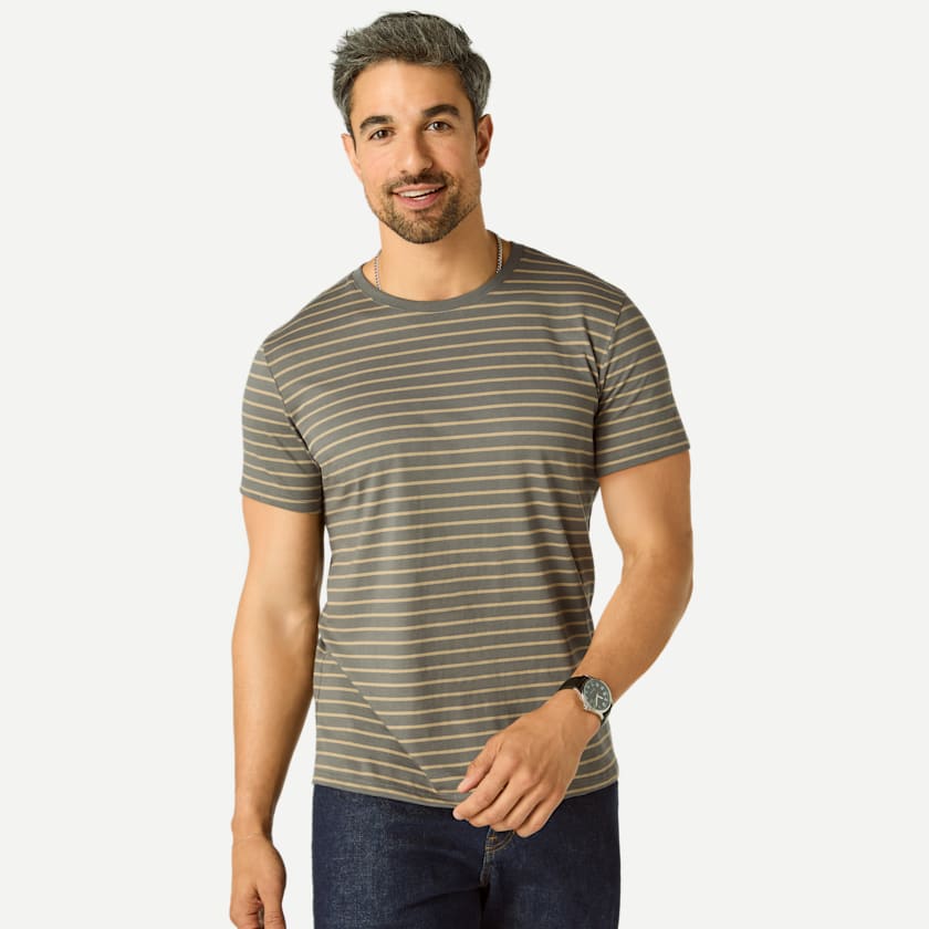 Bombas Men's Pima Cotton Crew Neck T-Shirt 3-Pack