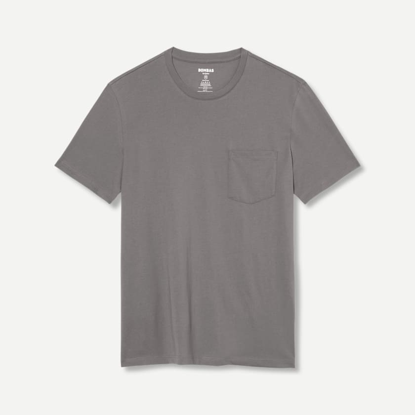Bombas Men's Pima Cotton Pocket Crew Neck T-Shirt