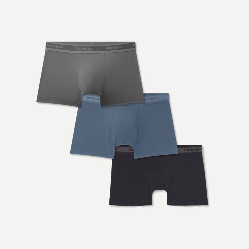 bombas Men's Soft Flex Trunk 3-Pack