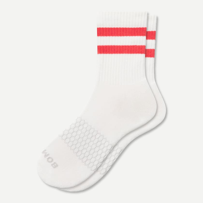 bombas Men's Vintage Stripes Half Calf Socks