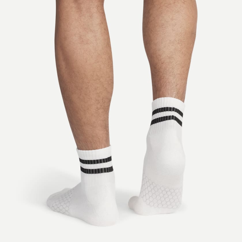 Bombas Men's Vintage Stripes Quarter Socks