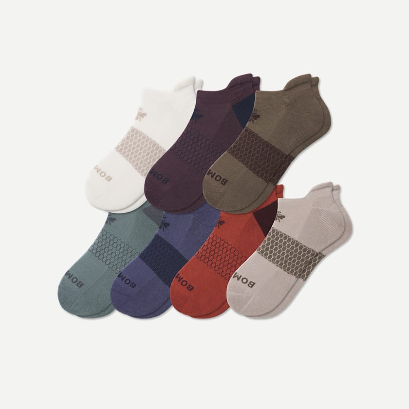 bombas Men's Week of Bombas Ankle Sock 7-Pack