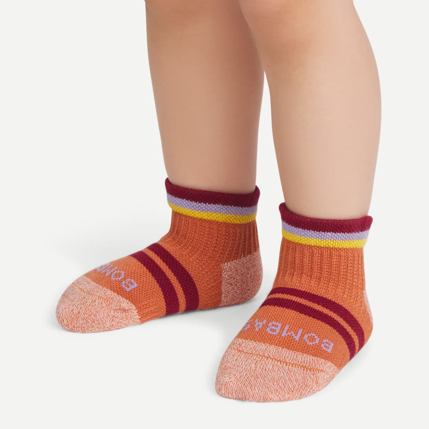 Bombas Toddler Lightweight Ankle Sock 4-Pack
