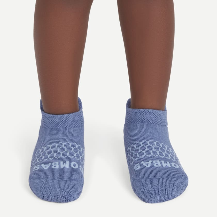 Bombas Toddler Solids Gripper Ankle Sock 4-Pack