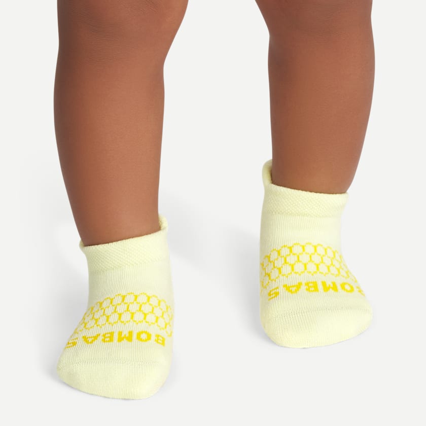 Bombas Toddler Solids Gripper Ankle Sock 4-Pack