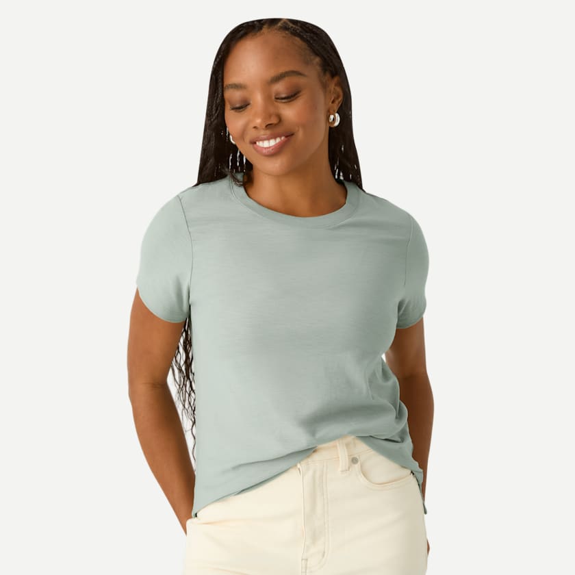 bombas Women's Air Slub Crew Neck T-Shirt