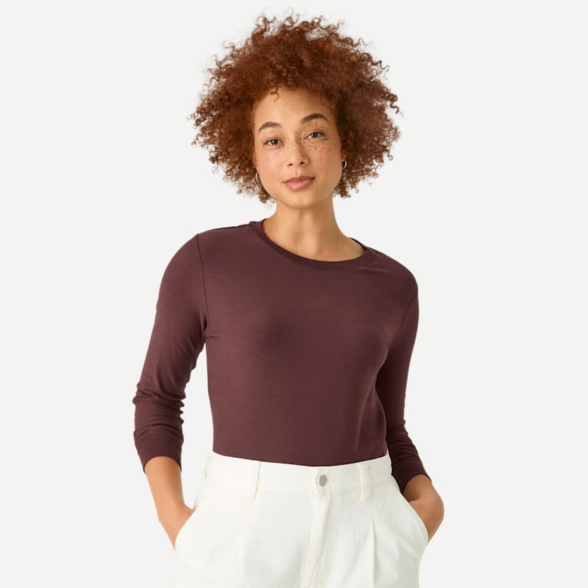 bombas Women's Air Slub Long Sleeve T-Shirt