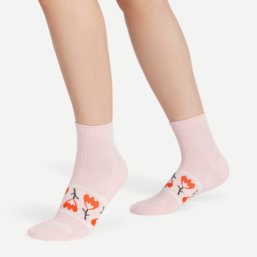 Bombas Women's Garden Party Quarter Sock 4-Pack
