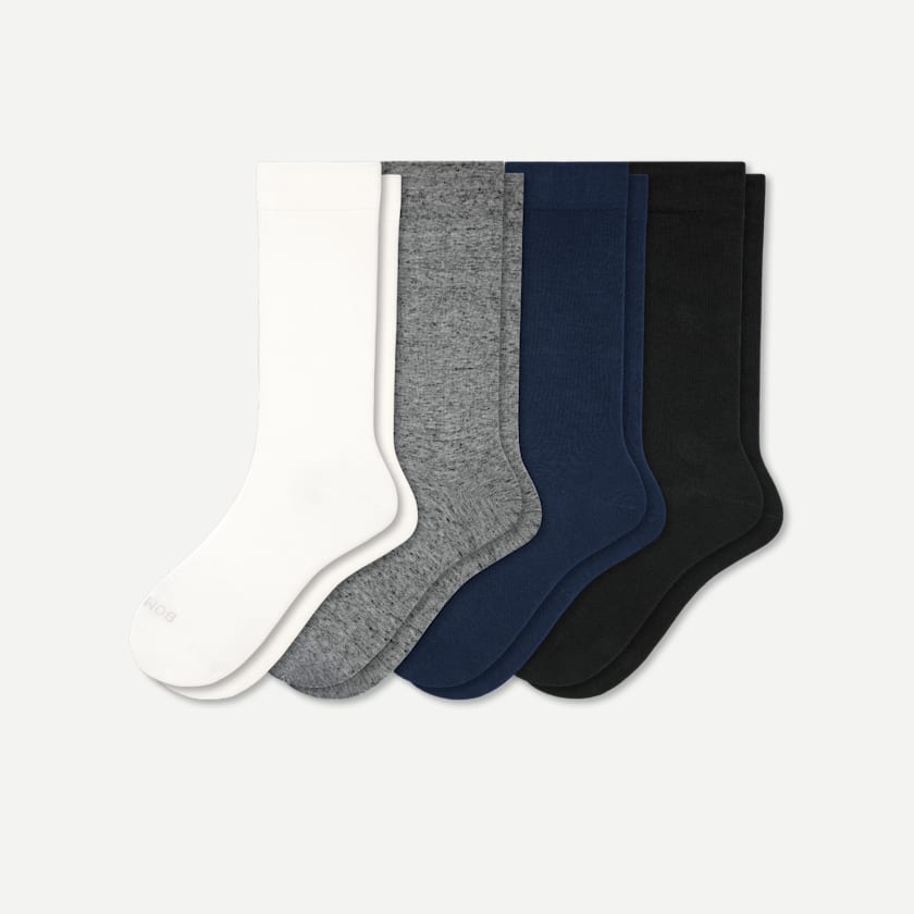 bombas Women's Lightweight Calf Sock 4-Pack