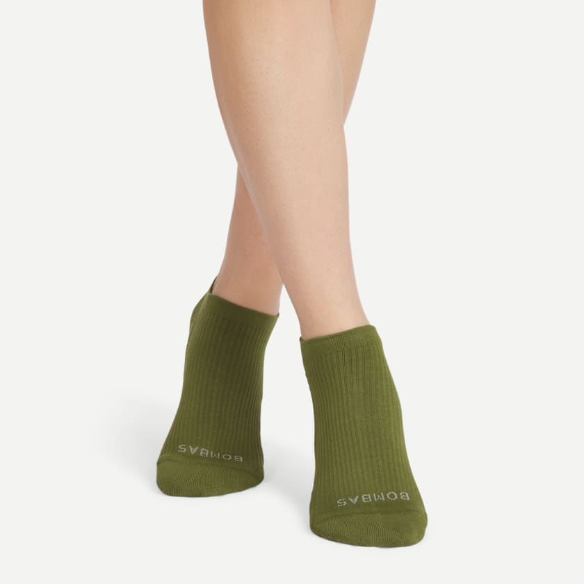 Bombas Women's Modern Rib Ankle Sock 4-Pack
