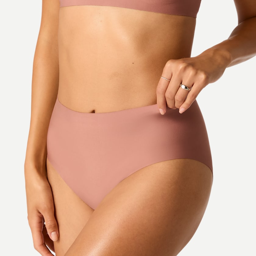 Bombas Women's No Show High Rise Brief 6-Pack