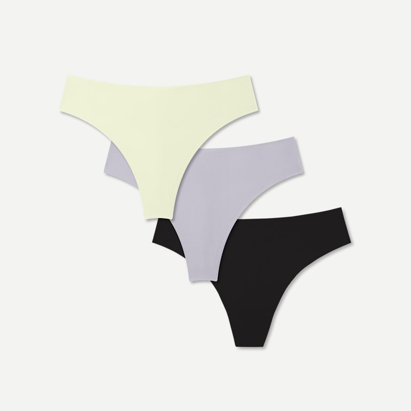 bombas Women's No Show Thong 3-Pack