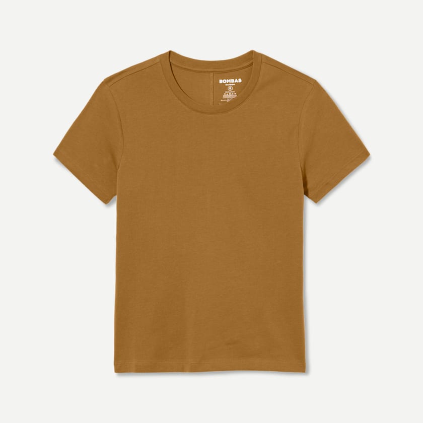 Bombas Women's Pima Cotton Slim Crew Neck T-Shirt