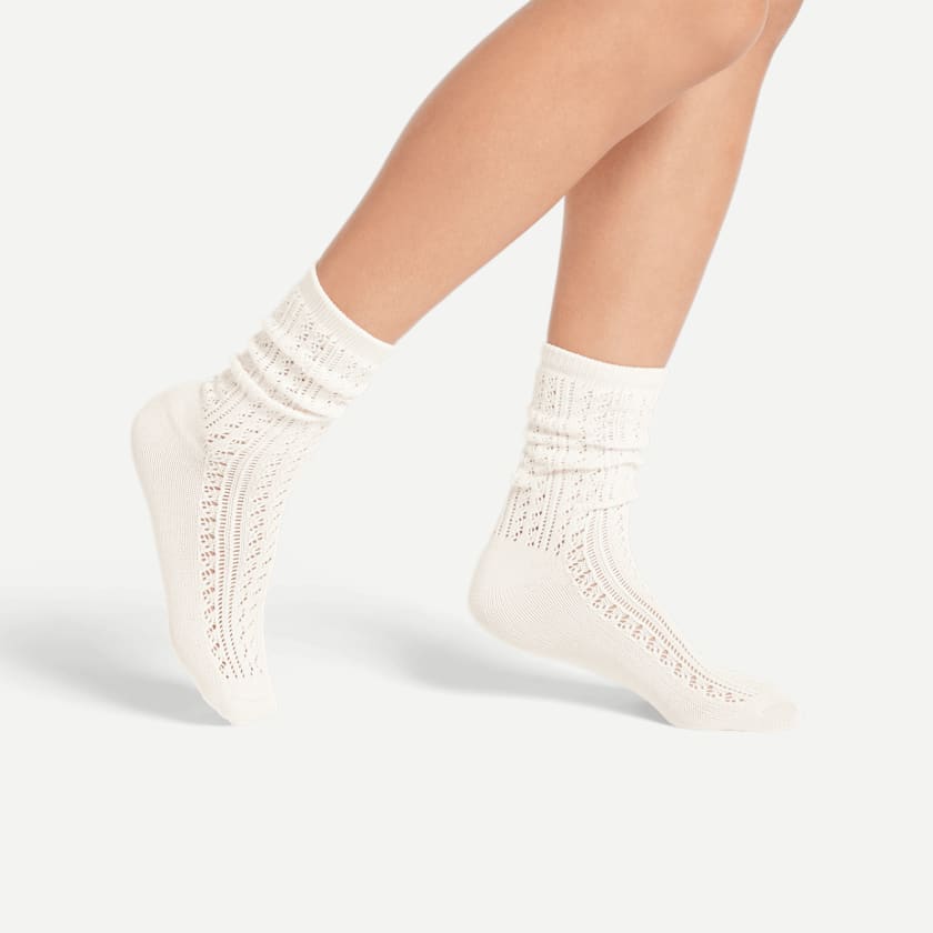 Bombas Women's Pointelle Calf Socks