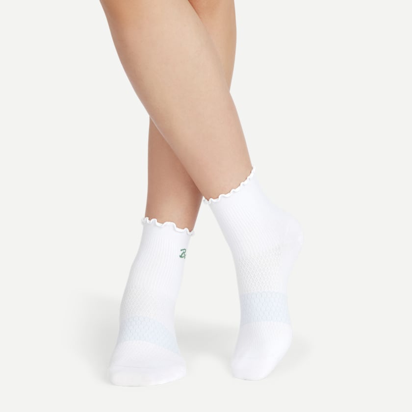 Bombas Women’s Ruffle Athletic Quarter Sock 6-Pack