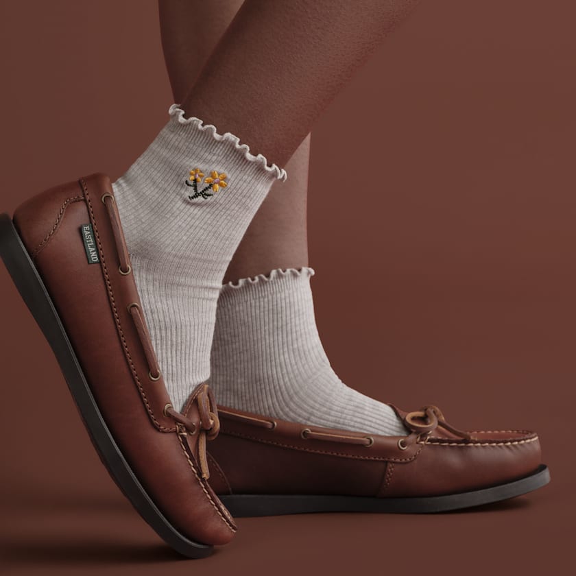 Bombas Women's Ruffle Rib Quarter Socks