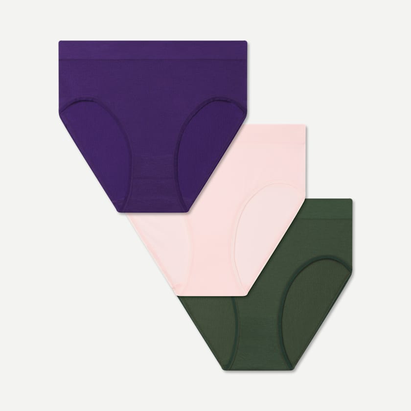 bombas Women's Seamless High Rise Brief 3-Pack