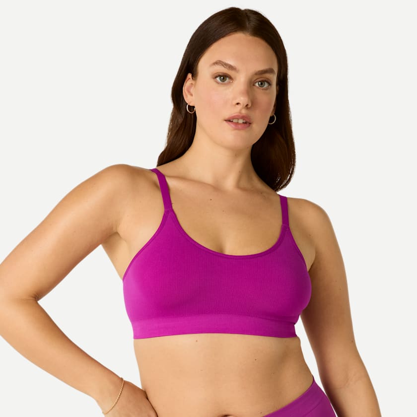 Bombas Women's Seamless Scoop Bralette + Brief