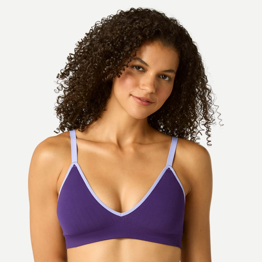 Bombas Women's Seamless Triangle Bralette 2-Pack