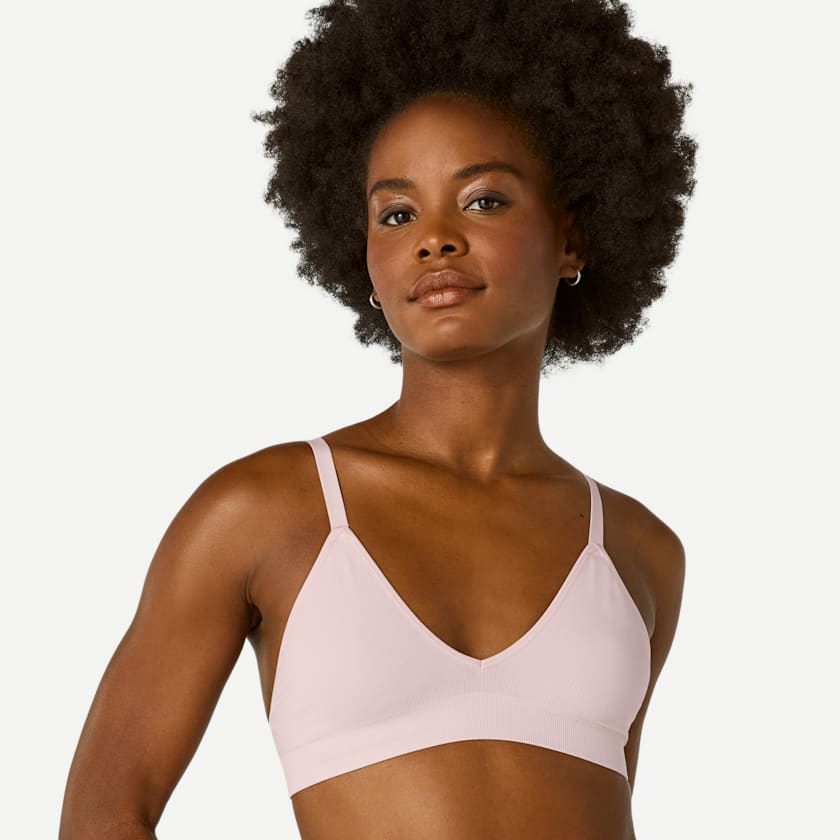 Bombas Women's Seamless Triangle Bralette + Brief